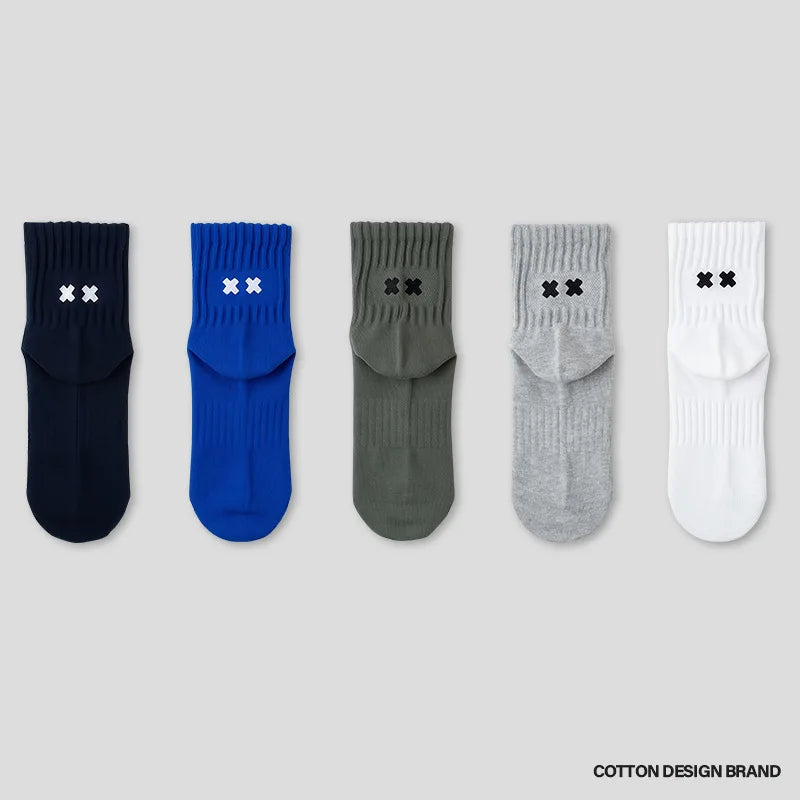High Quality Breathable Fashion Socks Bundle 5x