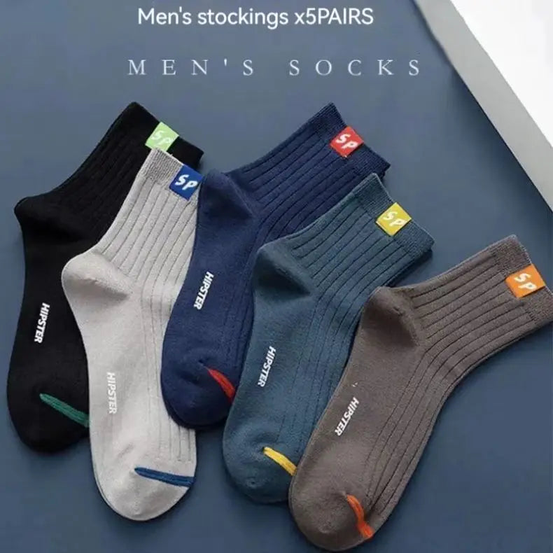 Sweat-Absorbing Breathable Socks Bundle 5x
