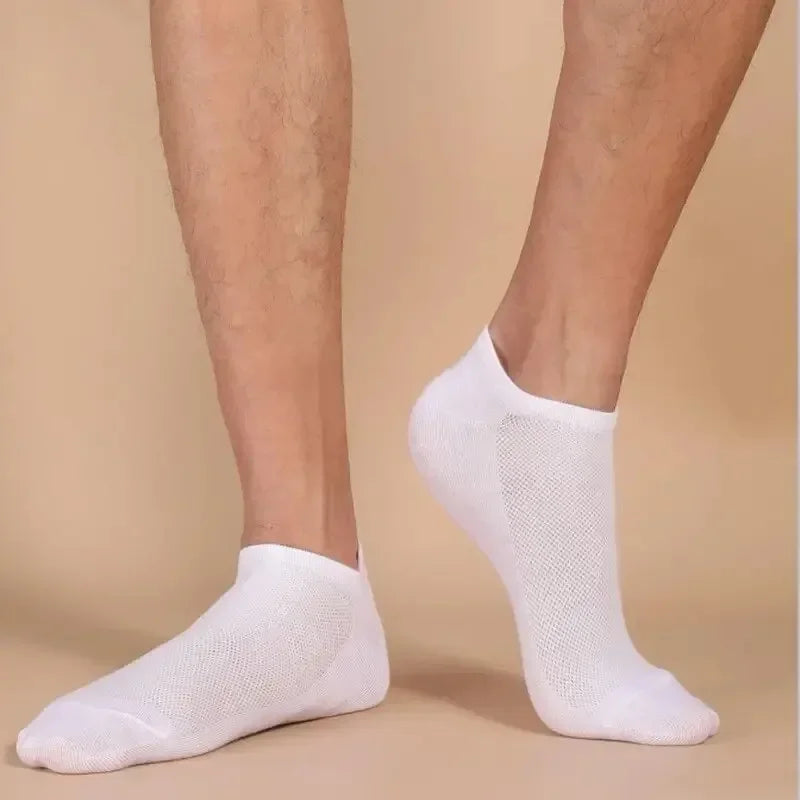 Solid Color Breathable Socks