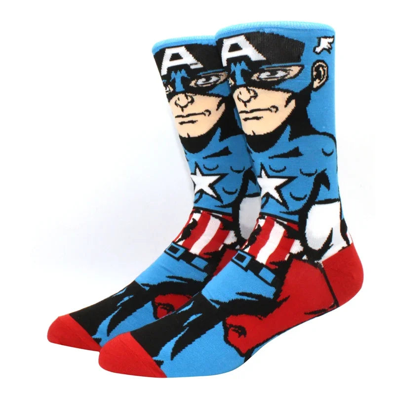 superhero, movie and series socks