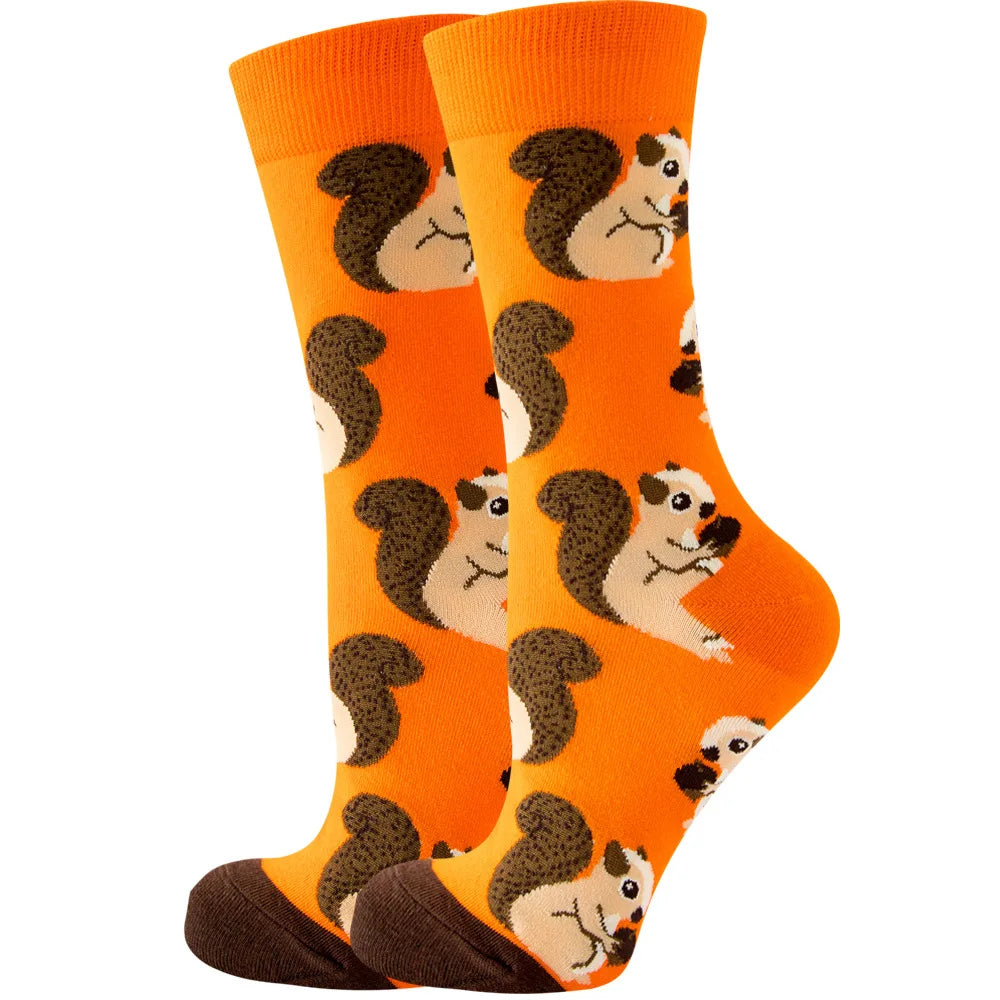 Colored Cartoonish Designed Socks