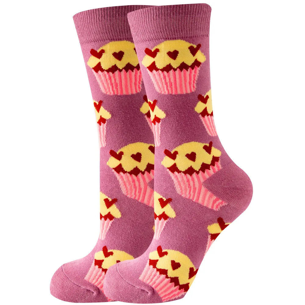 Colored Cartoonish Designed Socks