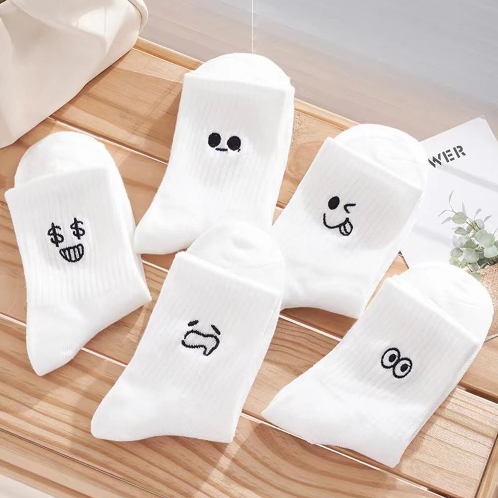 White Cartoonish Socks