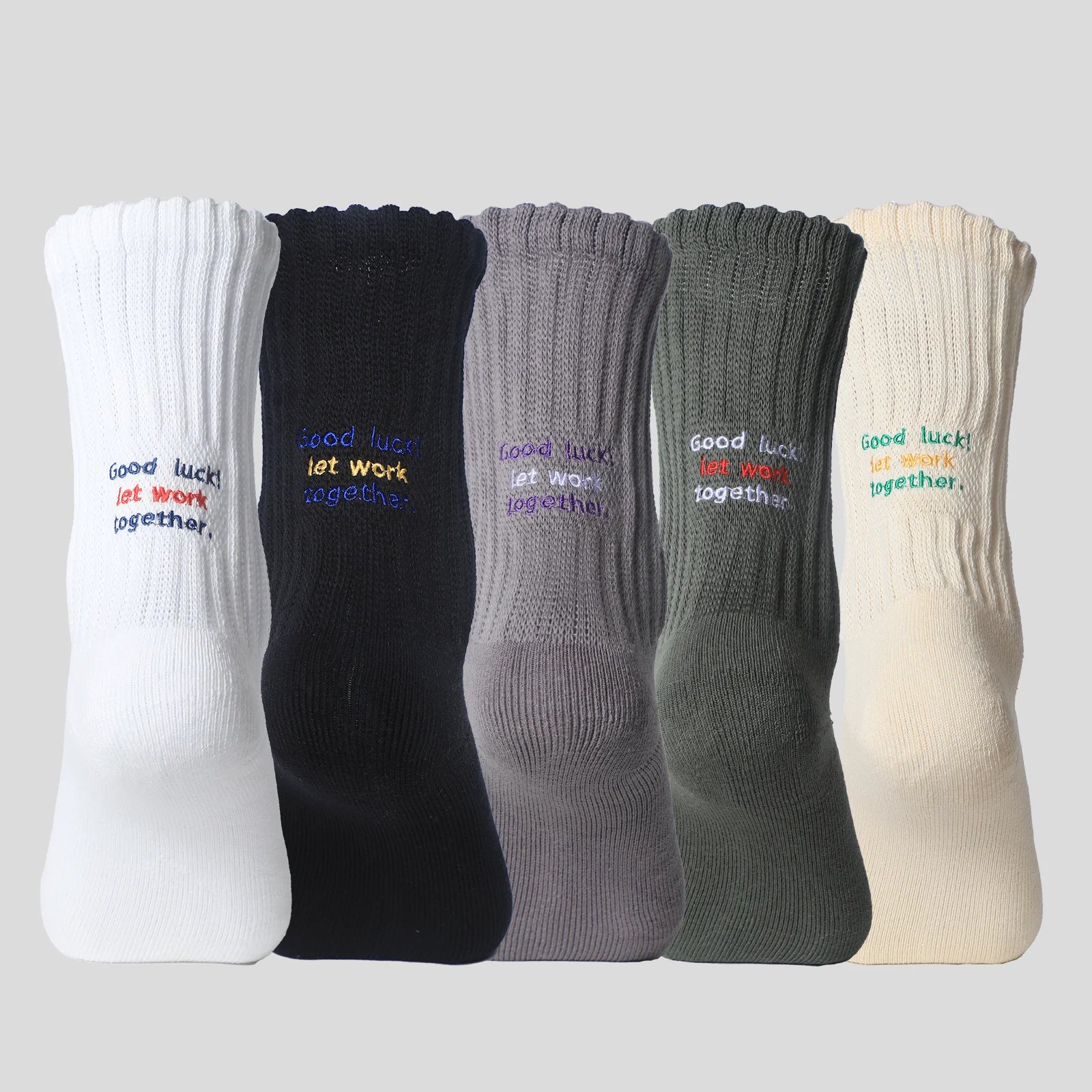 Cushioned Long Sports Breathable Ankle Crew Socks