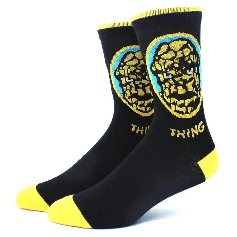 superhero, movie and series socks