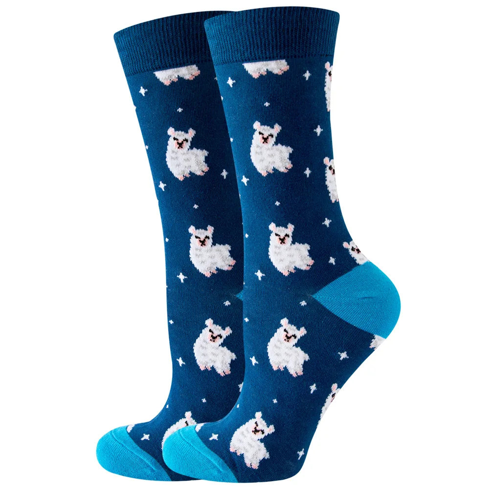 Colored Cartoonish Designed Socks