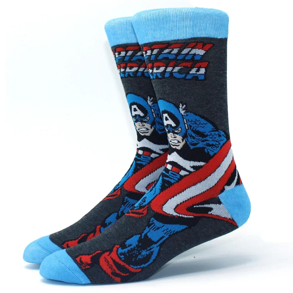 superhero, movie and series socks