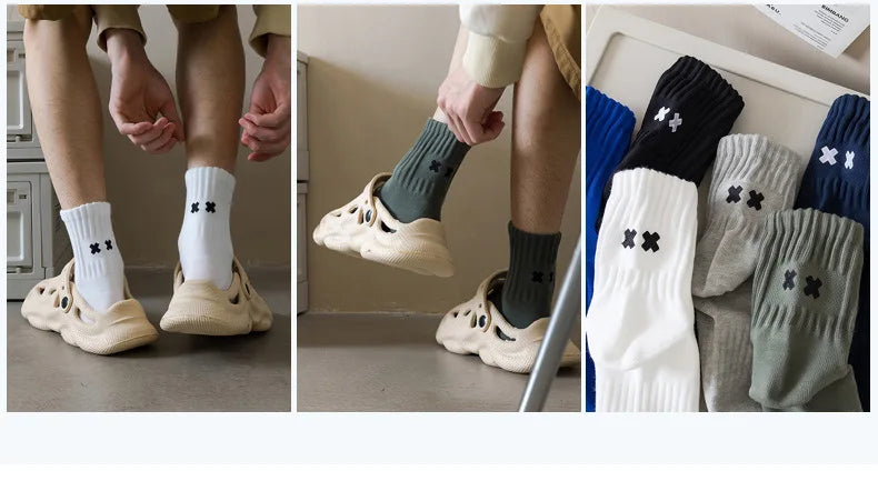 High Quality Breathable Fashion Socks Bundle 5x