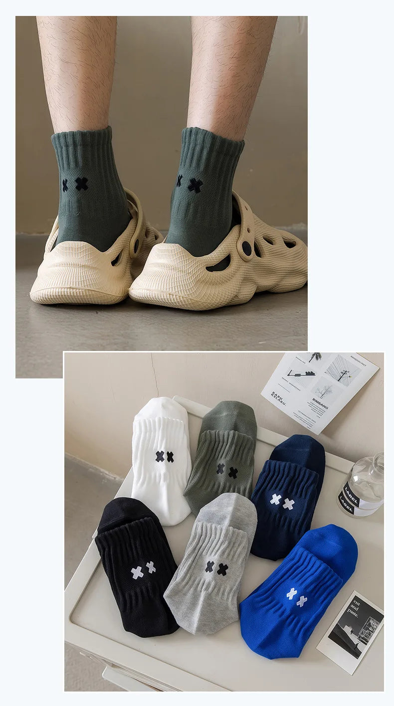 High Quality Breathable Fashion Socks Bundle 5x