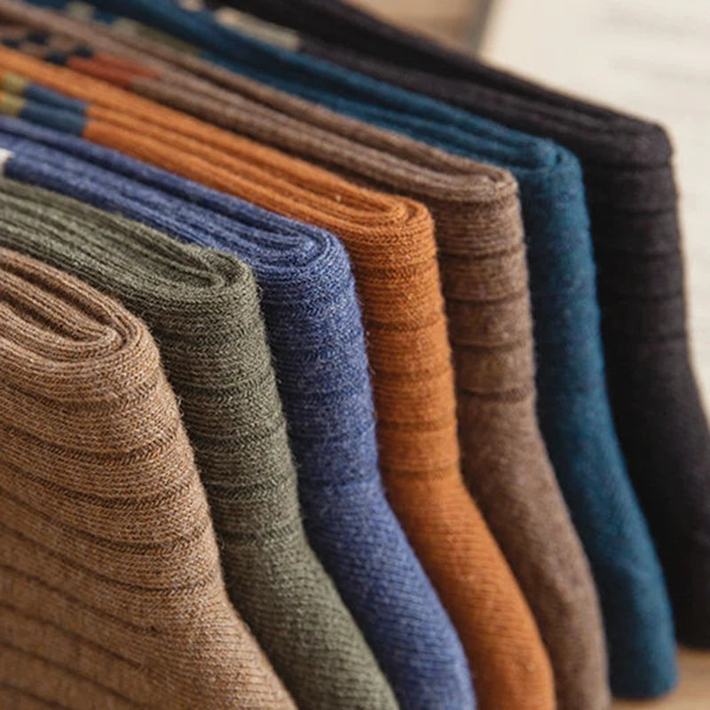 Solid Color Striped Mid Tube Socks Bundle 6x/12x
