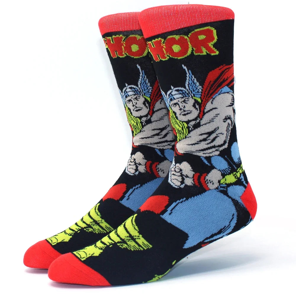 superhero, movie and series socks