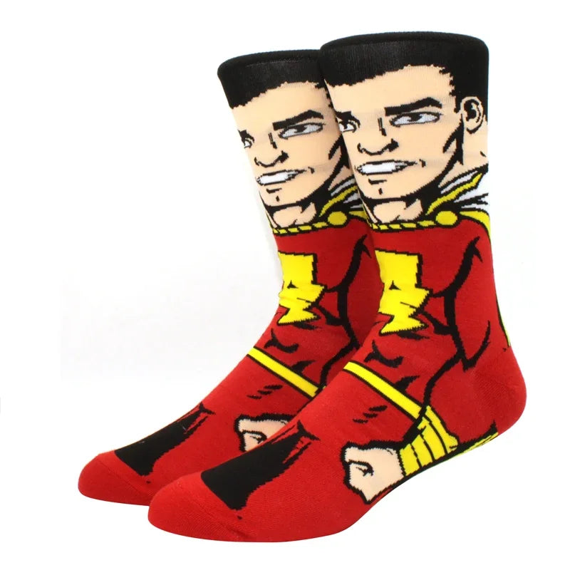 superhero, movie and series socks
