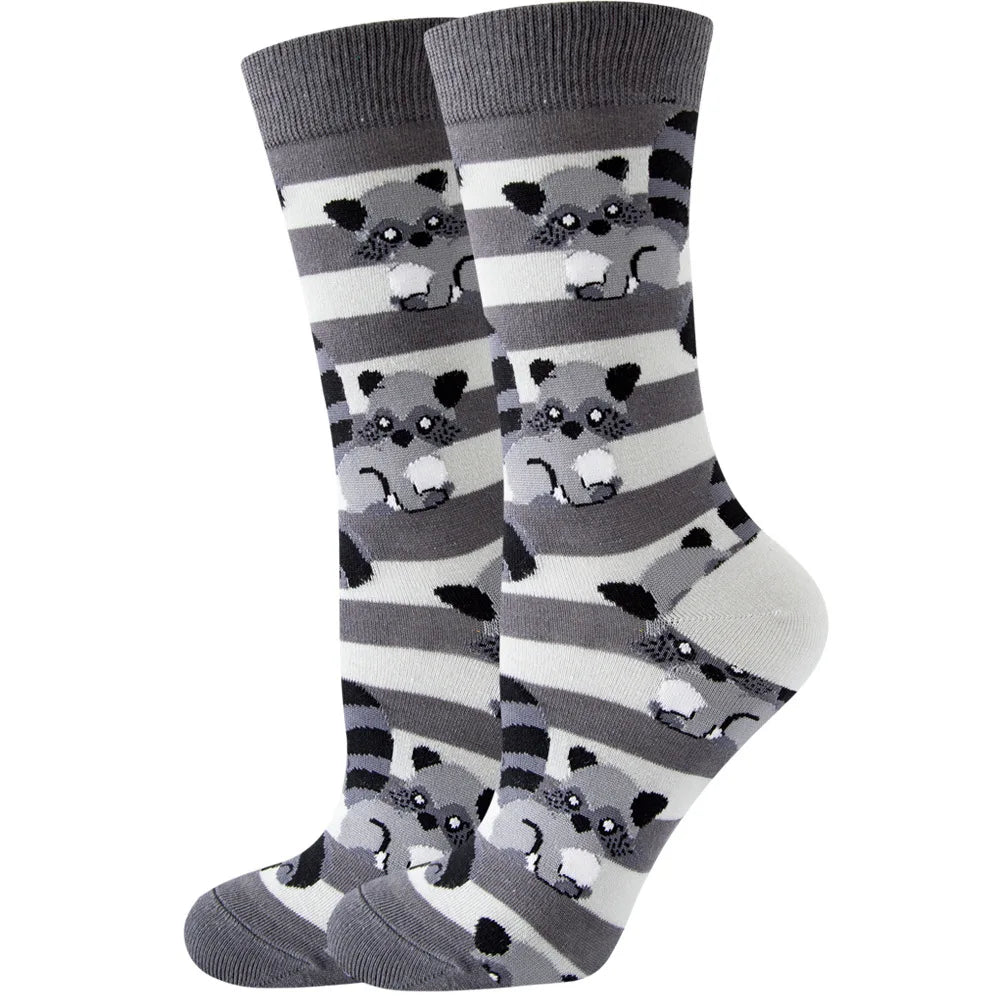 Colored Cartoonish Designed Socks