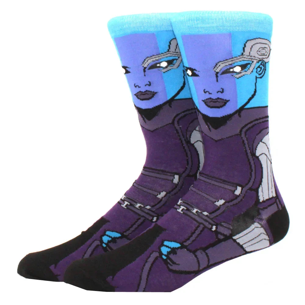 superhero, movie and series socks
