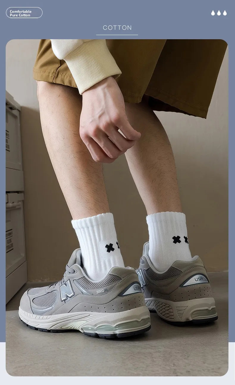 High Quality Breathable Fashion Socks Bundle 5x