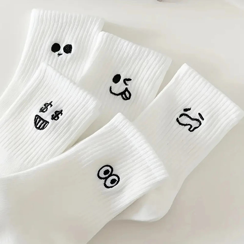 White Cartoonish Socks