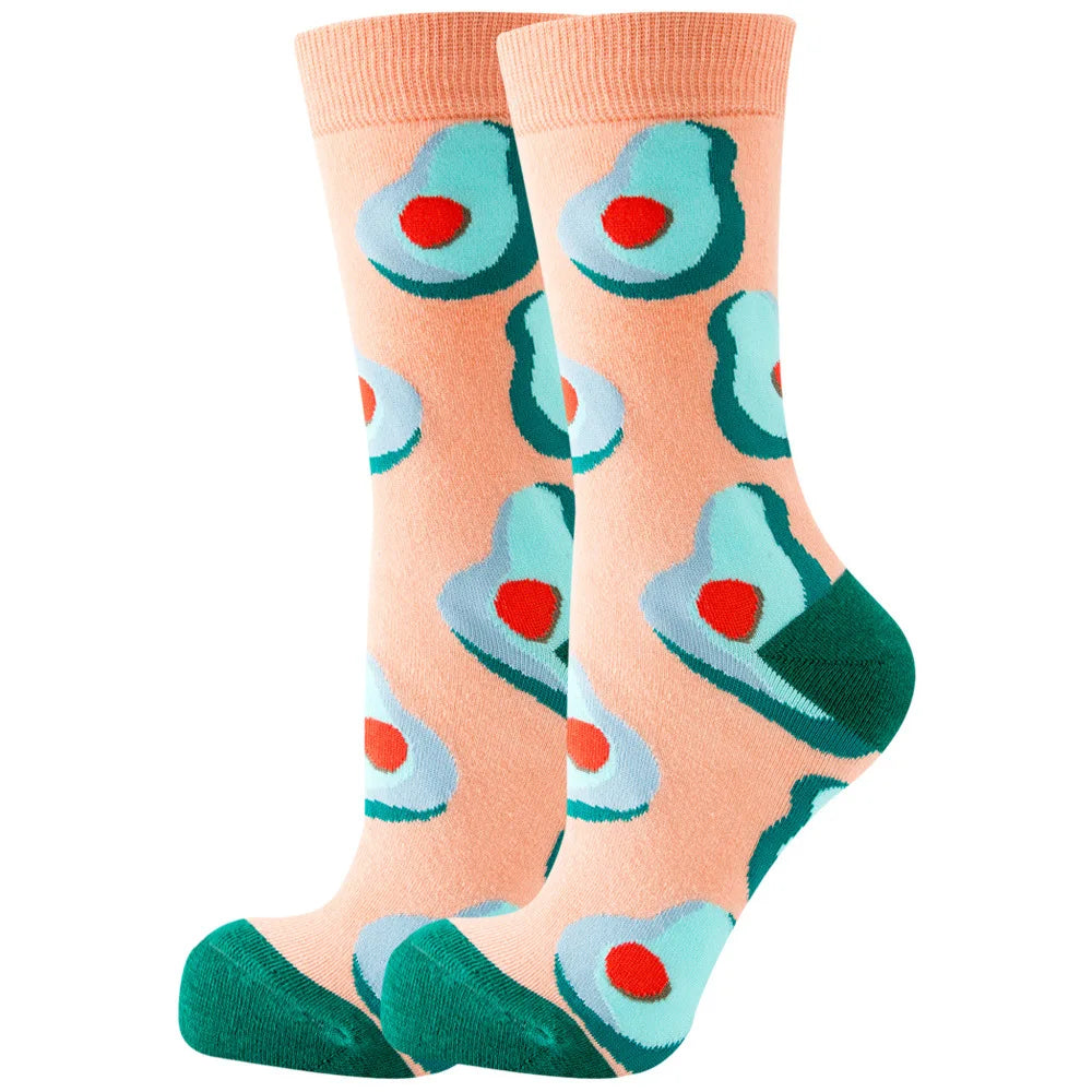 Colored Cartoonish Designed Socks