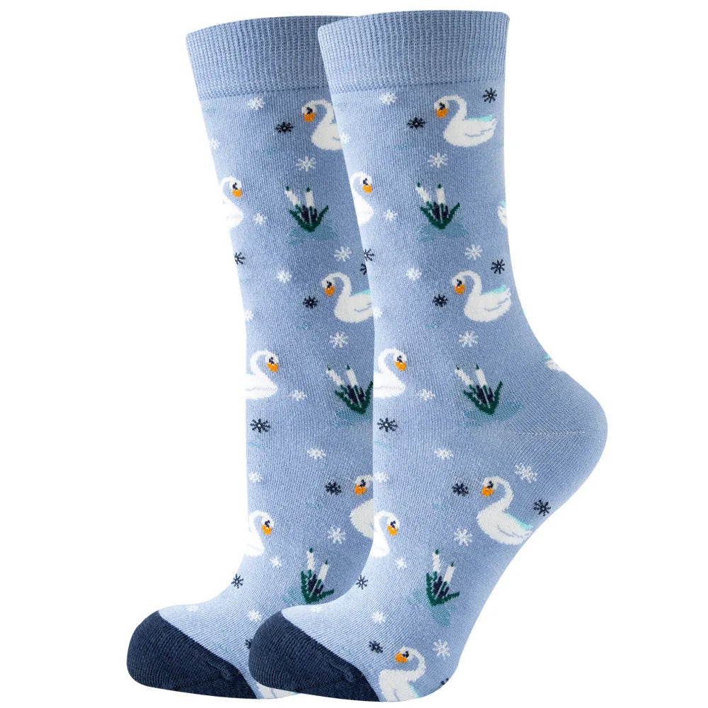 Colored Cartoonish Designed Socks