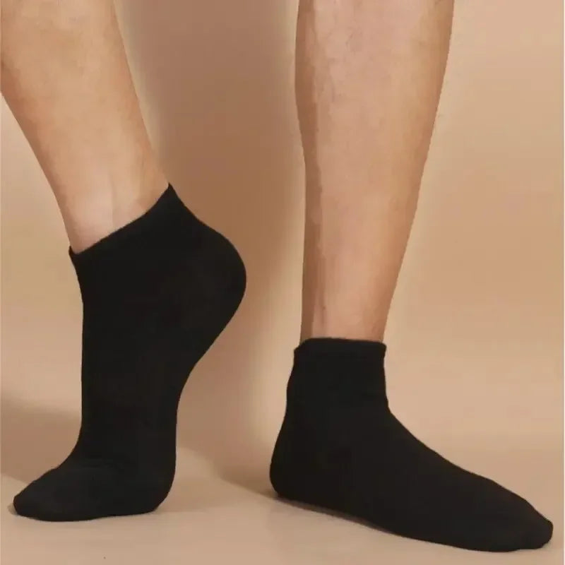 Solid Color Breathable Socks