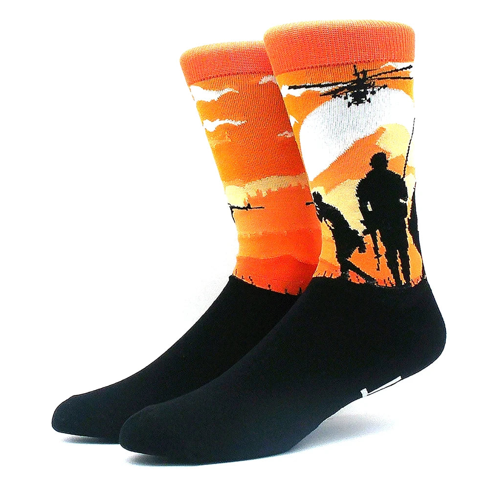 Colorful Combed Cotton Socks