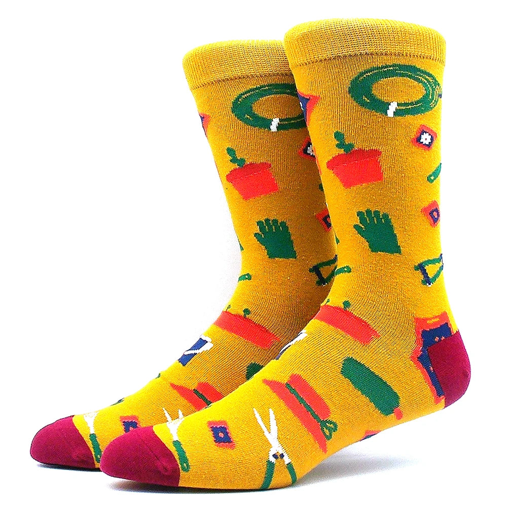 Colorful Combed Cotton Socks